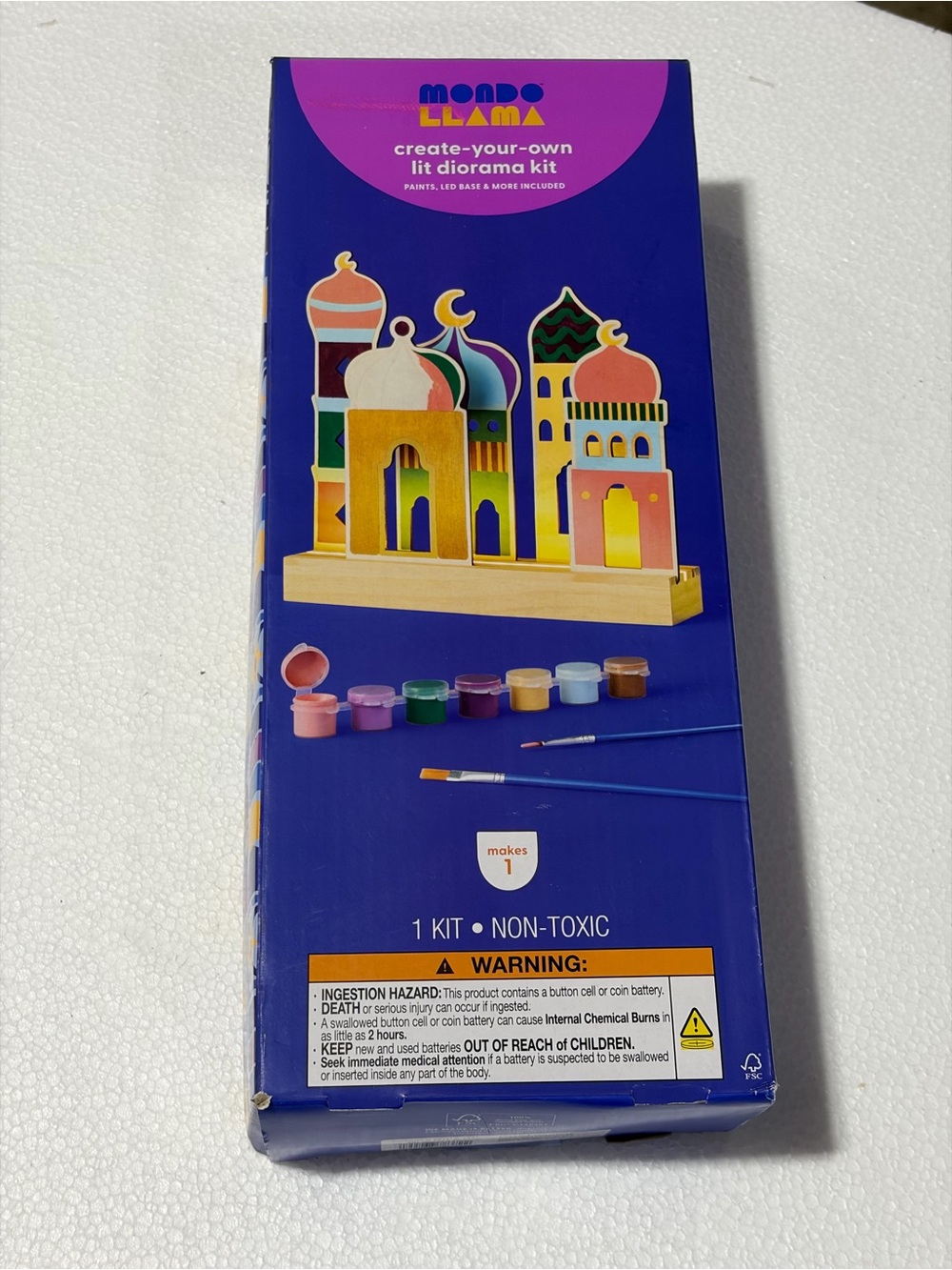 Kids Create-Your-Own Lit Diorama Kit - Blue